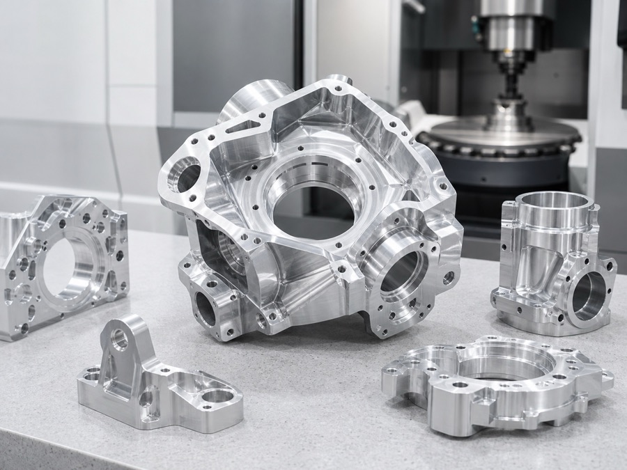 5-axis CNC machined complex precision components