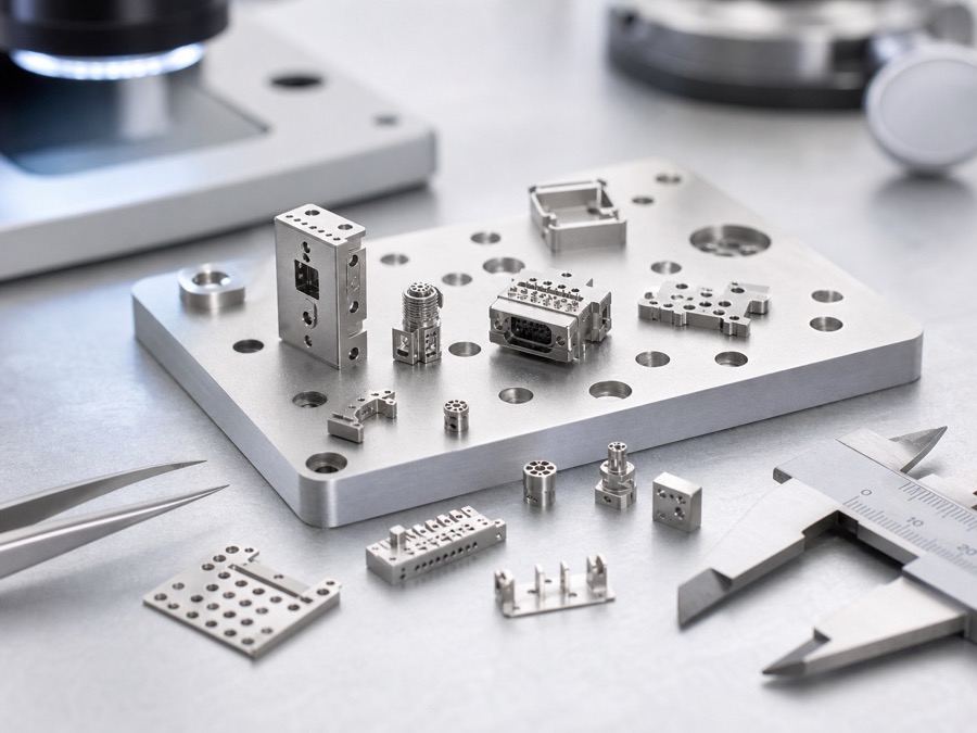 Micro CNC machined small precision components