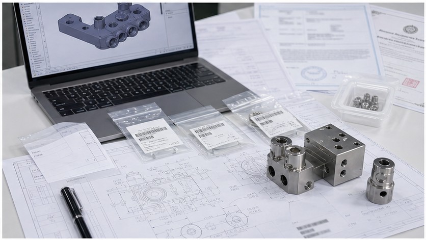 RFQ and traceability review for medical CNC parts