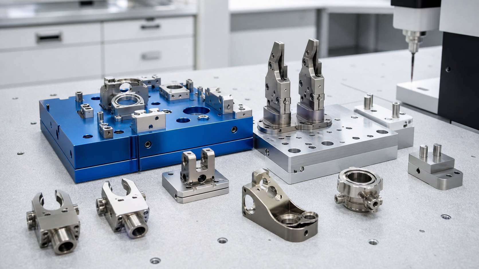 CNC Machining Medical Robot End Effectors and Positioning Fixtures