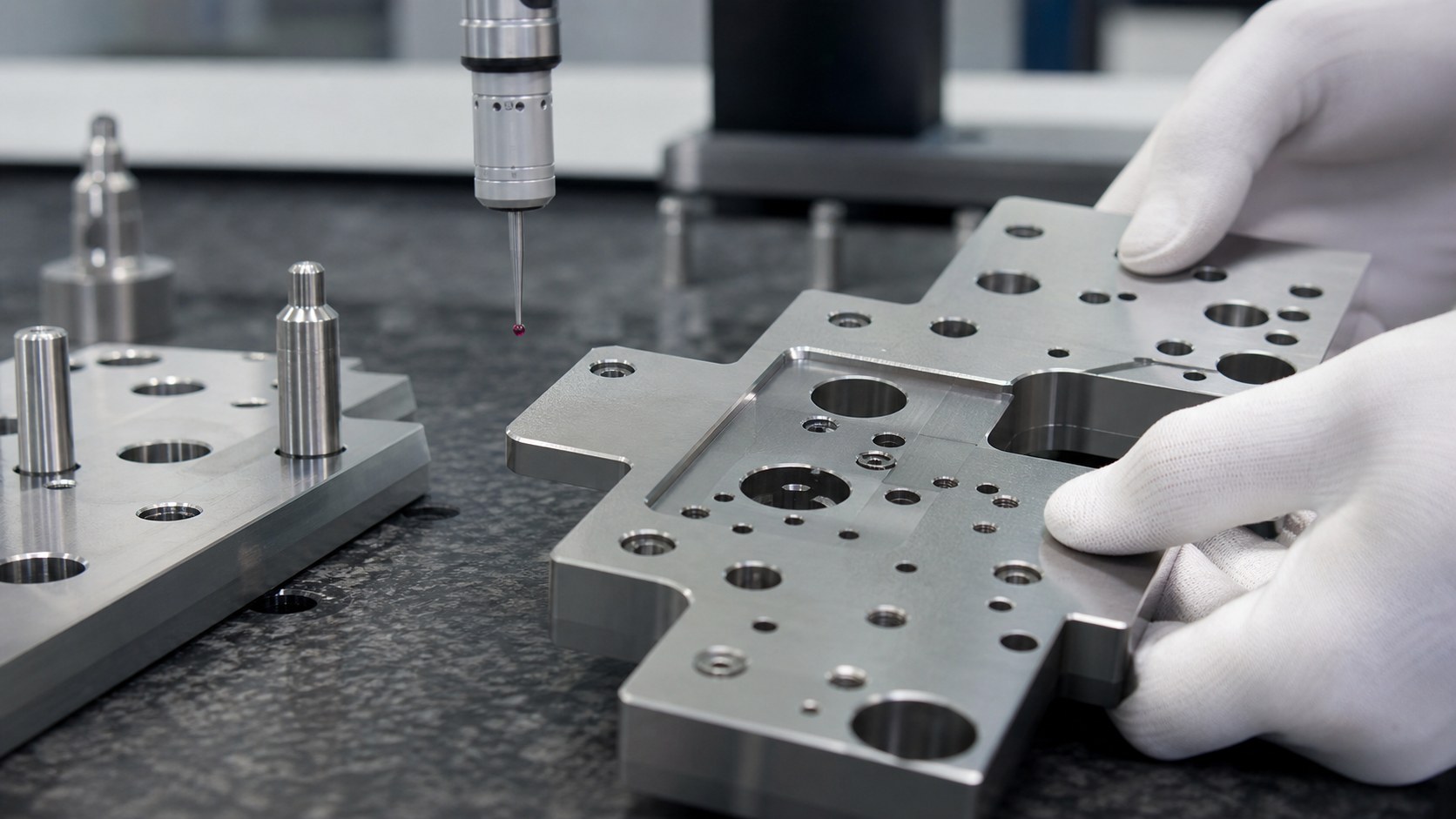 Datum faces and dowel holes control the assembly result