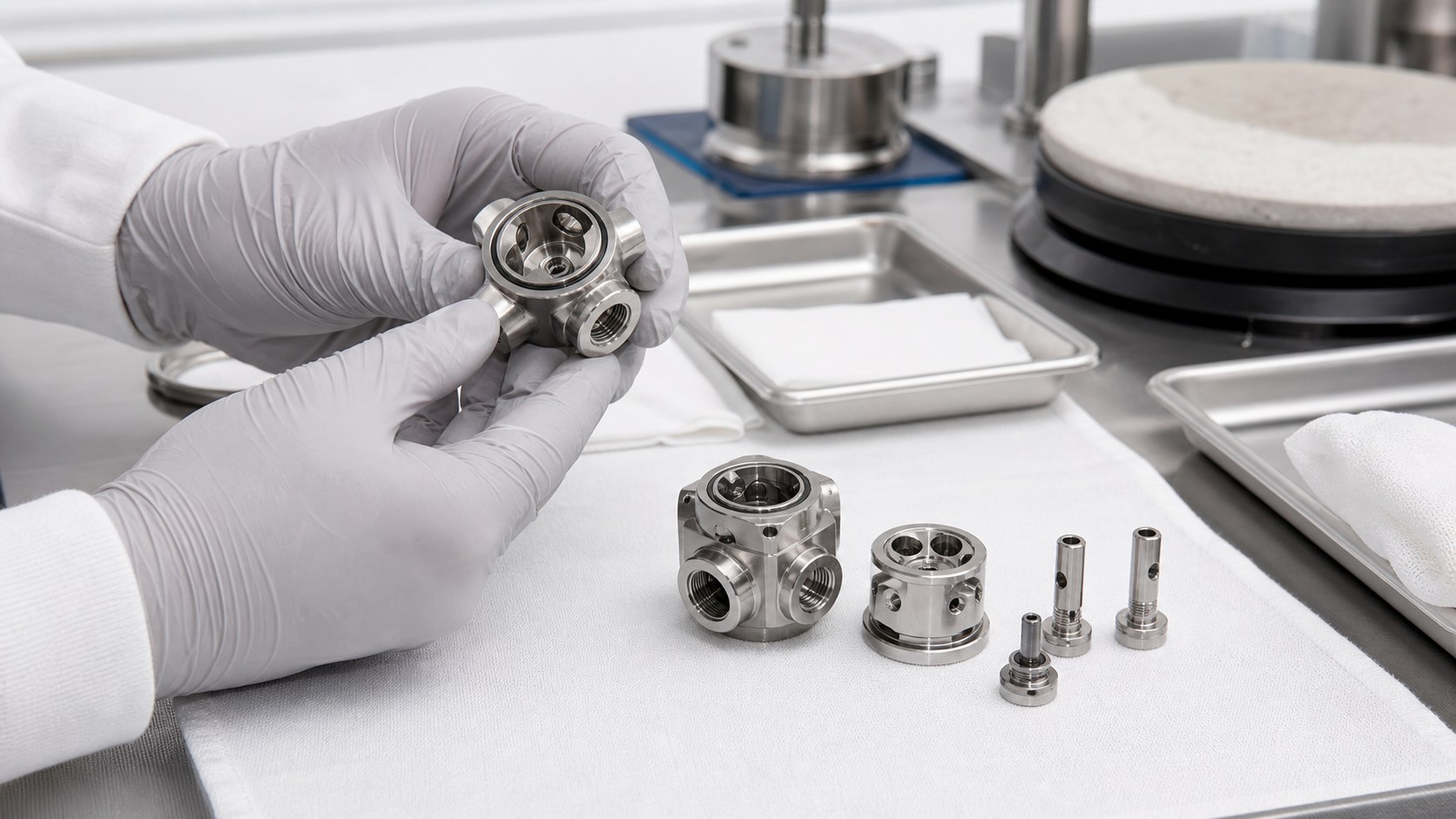 Burr control is critical inside fluid paths