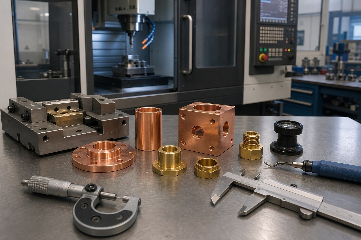 How to Control Burrs and Surface Scratches in Small-Batch Copper Part Machining