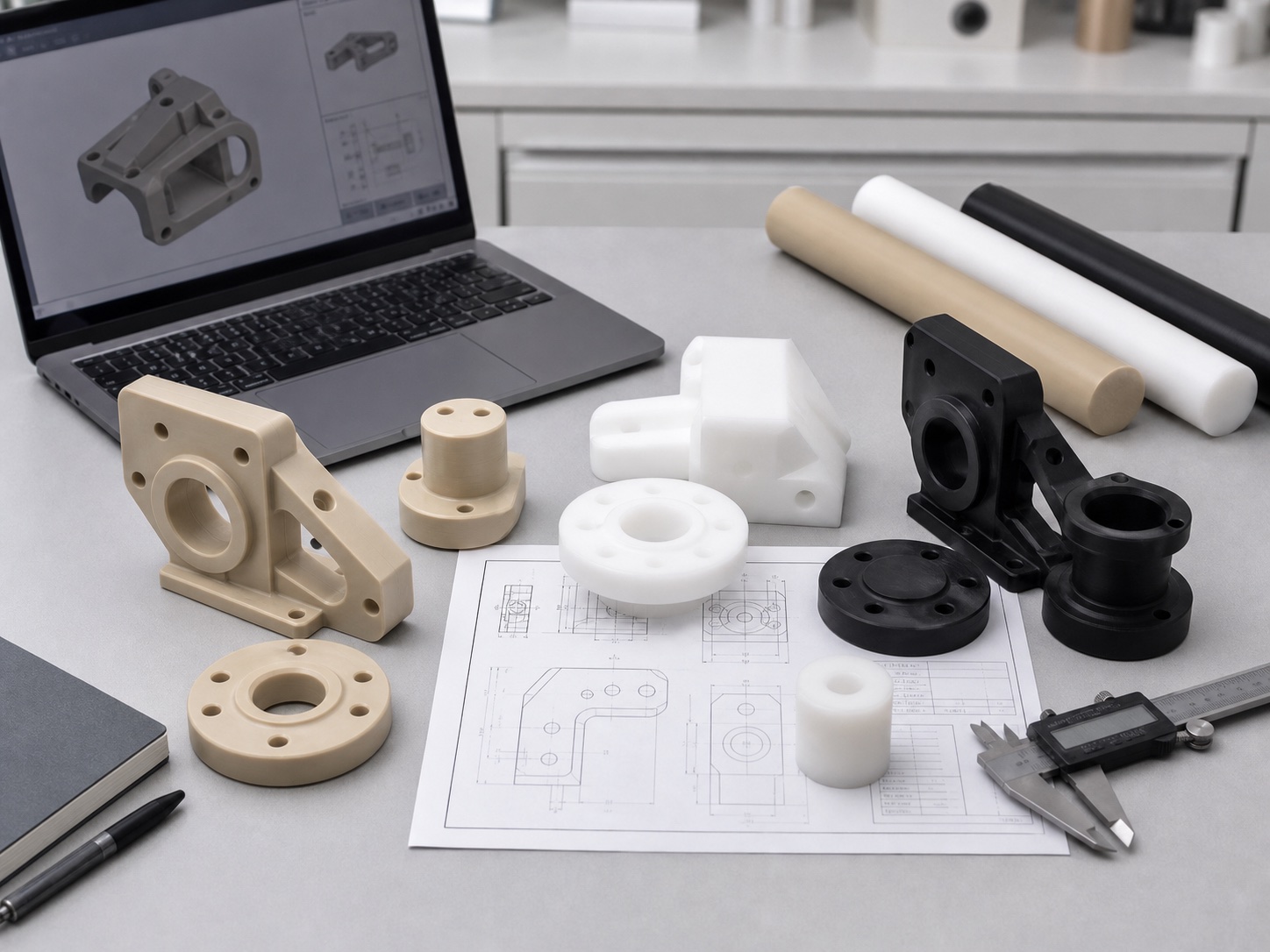 Engineering plastic material selection review for CNC machining RFQ