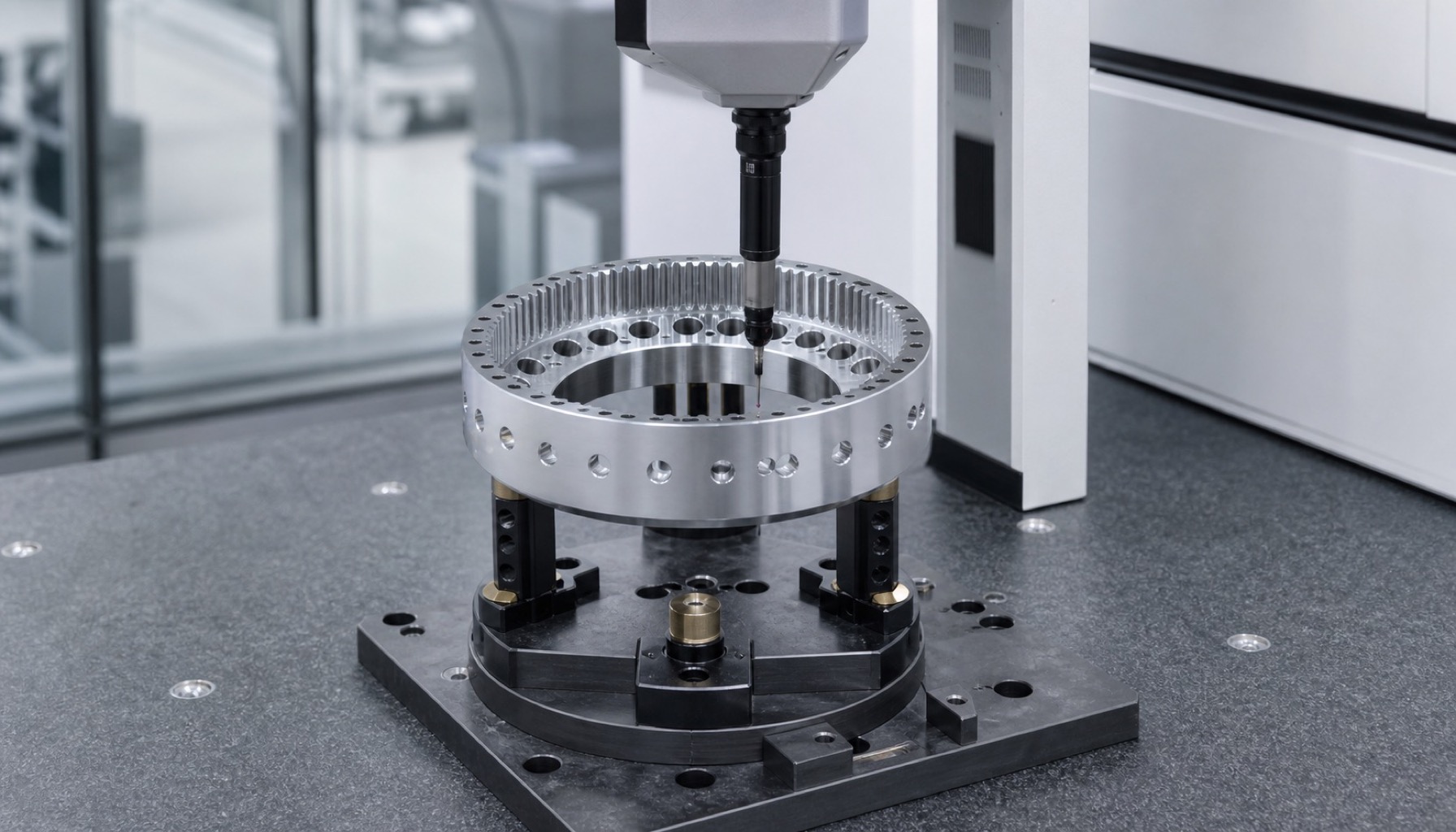 Roundness and runout inspection of a harmonic drive flexspline