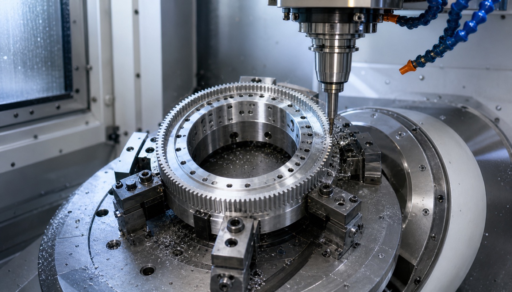 Robot Harmonic Drive Flexspline Machining: Controlling Thin-Wall Gear Ring and Bore Roundness