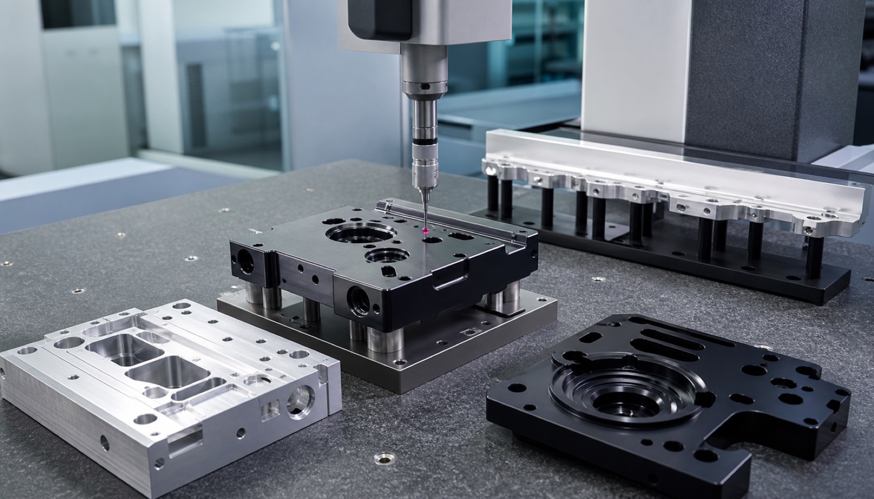 Dimensional inspection of anodized aluminum precision parts
