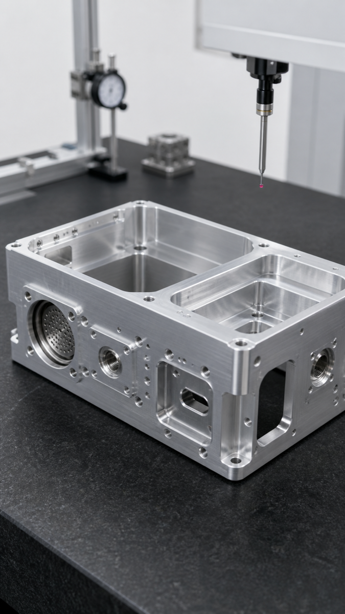 Robot Controller Aluminum Housing CNC Machining: Deep Cavities and Holes