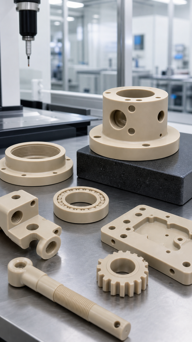 PEEK CNC Machining: Control Deformation, Burrs and Tolerances