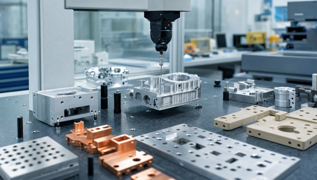 CMM inspection of outsourced CNC precision parts for engineering teams