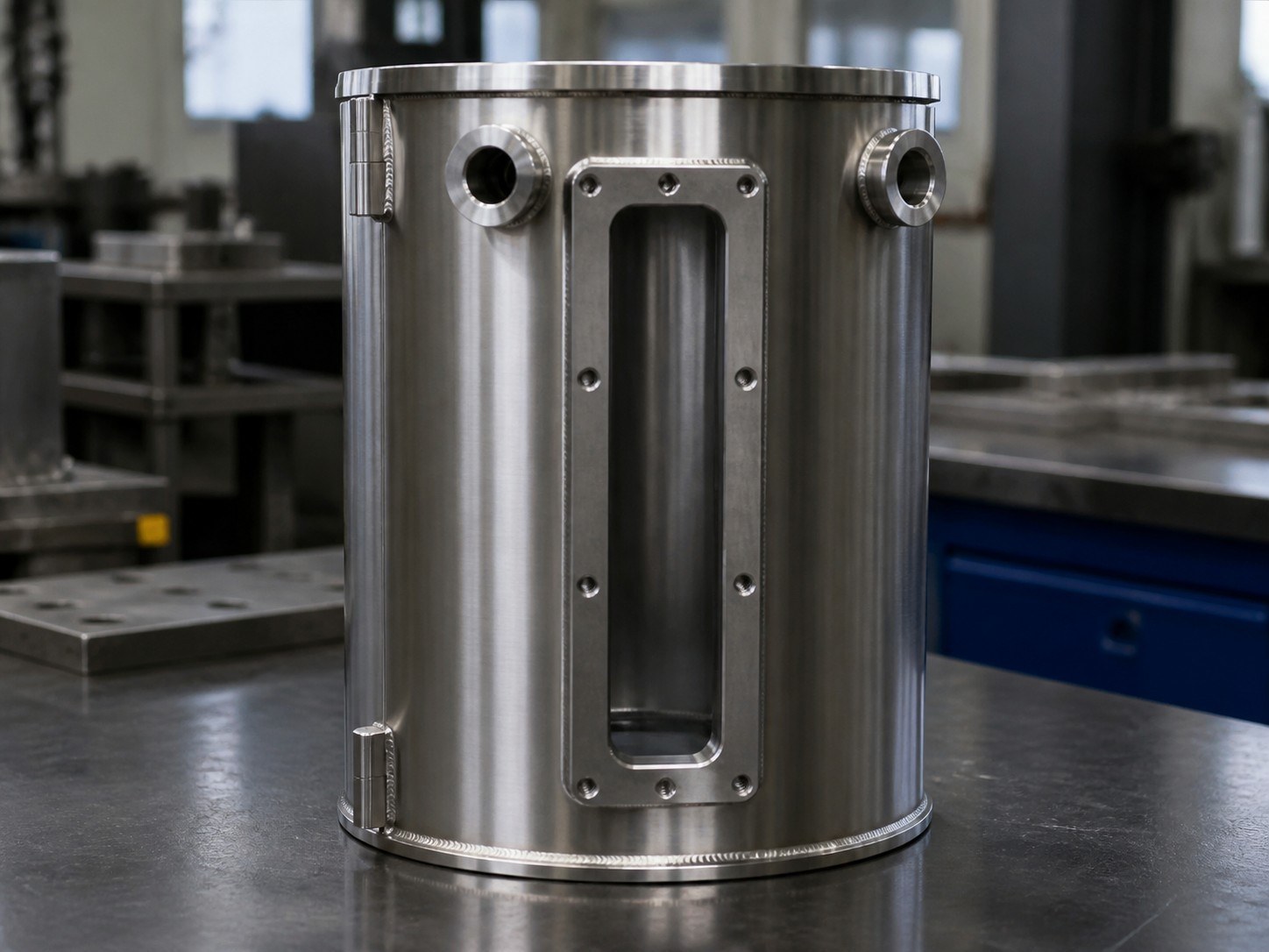 Prototype Machining of a Cylindrical Tank Welded Assembly: Hole-Slot Relationships, Datums, and Burr Control