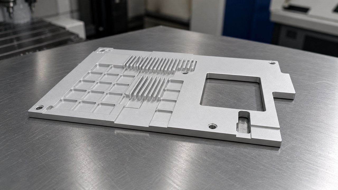Small-Batch Machining Review for a Finned Plate Guard: Hole-Slot Relationships, Setup Datums, and Burr Control