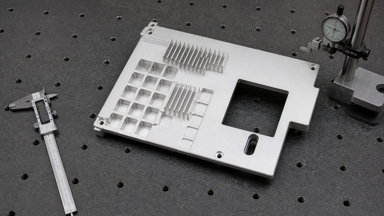Small-Batch Machining Review for a Finned Plate Guard: Hole-Slot Relationships, Setup Datums, and Burr Control