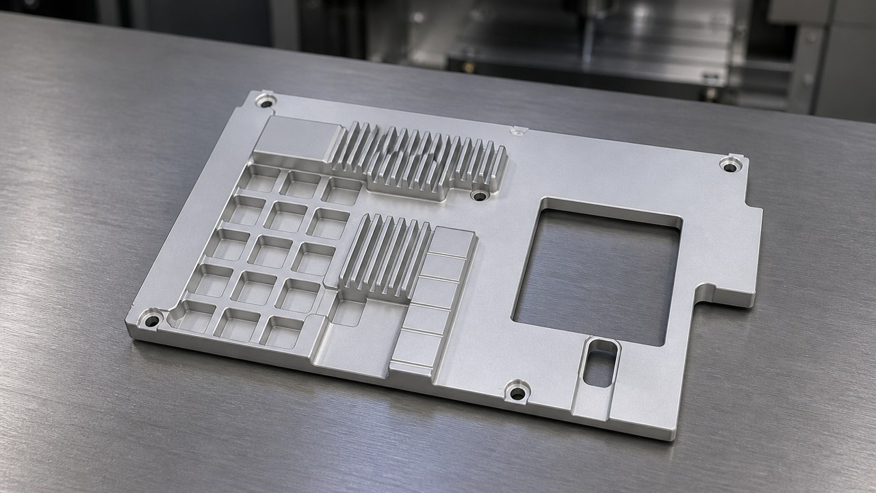 Small-Batch Machining Review for a Finned Plate Guard: Hole-Slot Relationships, Setup Datums, and Burr Control