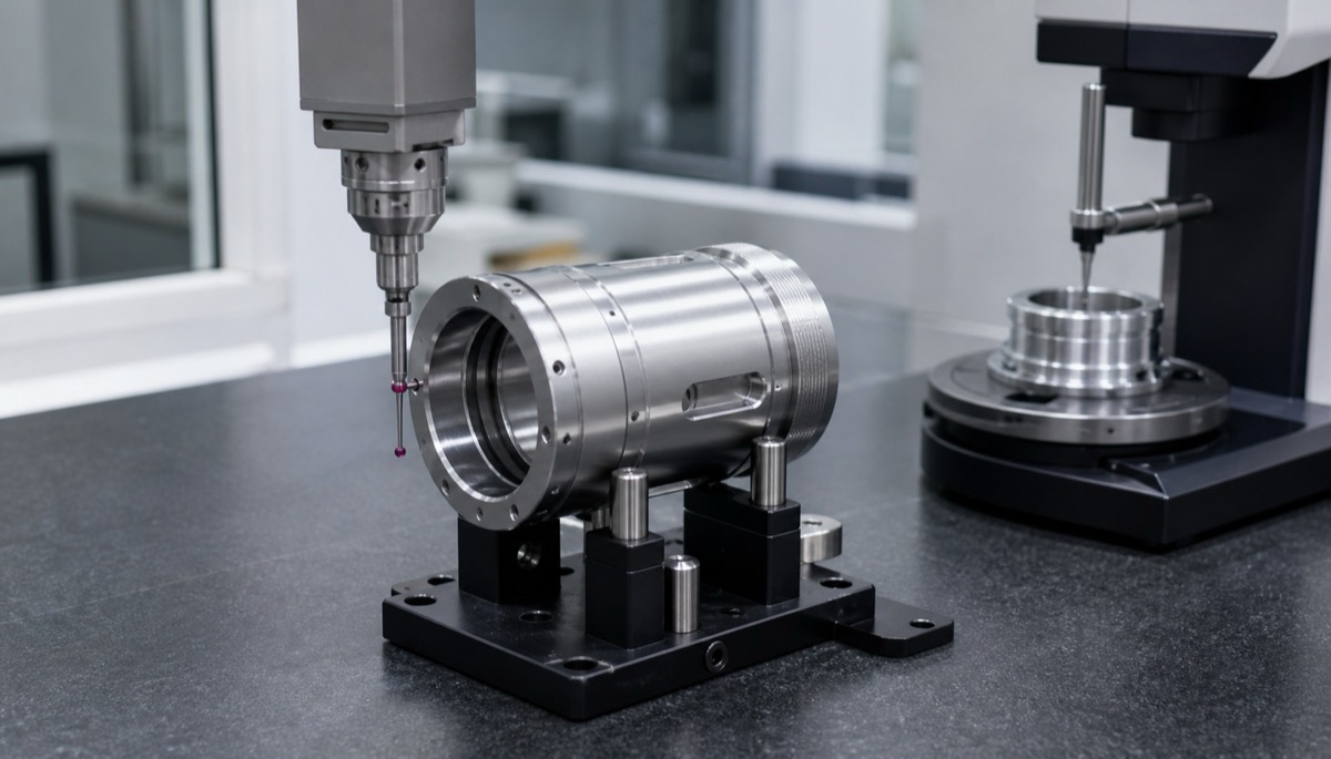 Inspection of optical barrel bore coaxiality and end-face perpendicularity