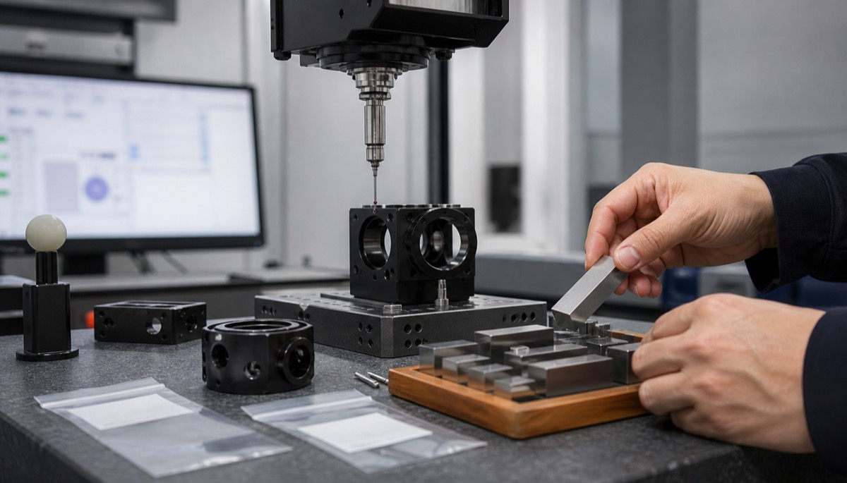 Inspection and DFM review for optical prototype CNC parts