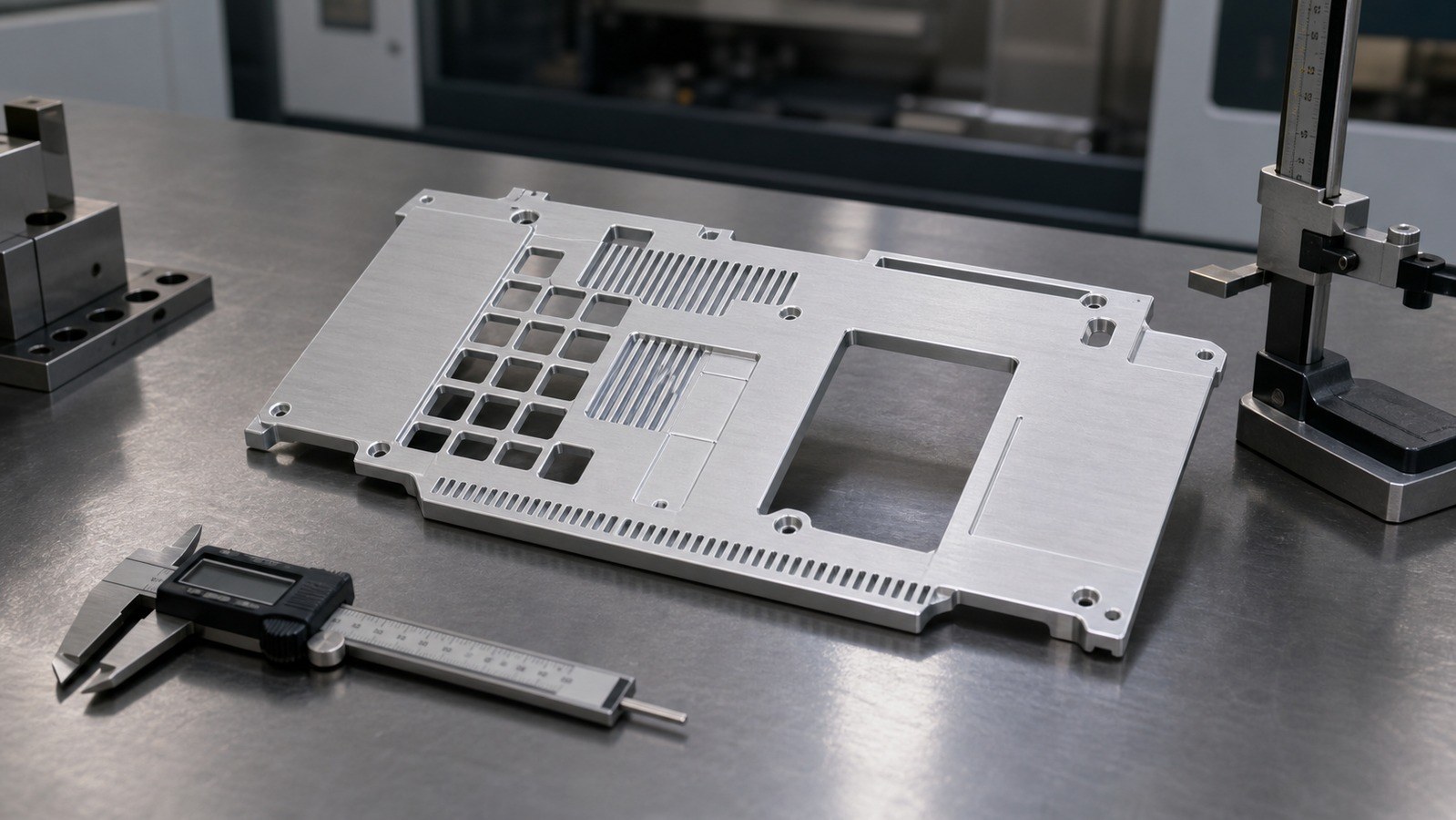 Low-Volume Machining Review of an Aluminum Equipment Front Guard Panel