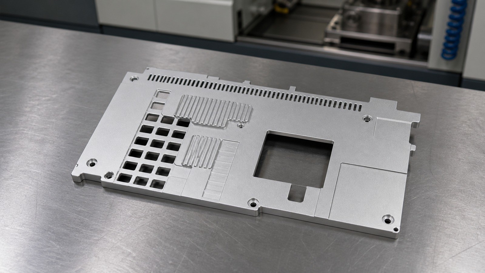 Low-Volume Machining Review of an Aluminum Equipment Front Guard Panel