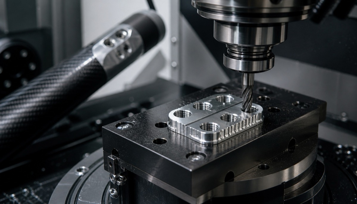 Precision Machining Aluminum Inserts for Carbon Fiber Robot Arms