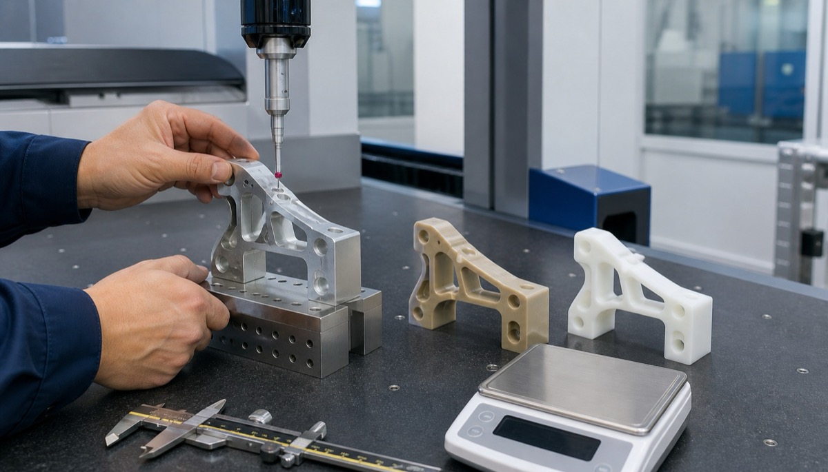 Material selection review for robot lightweight parts and precision inspection