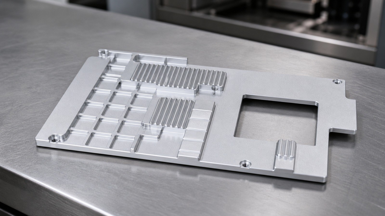 Small-Batch Machining Review of an Aluminum Thin-Wall Guard Panel for Automated Custom Assembly Equipment: Hole-Slot Relationships and Burr Control