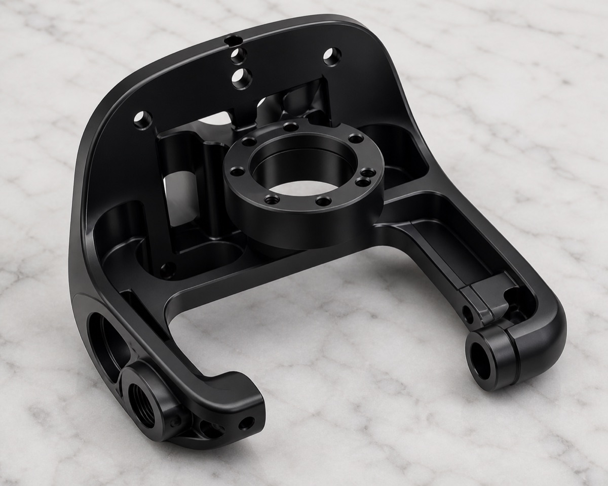 Black Anodized 6061-T6 Waist Linkage Assembly Machining Case Study
