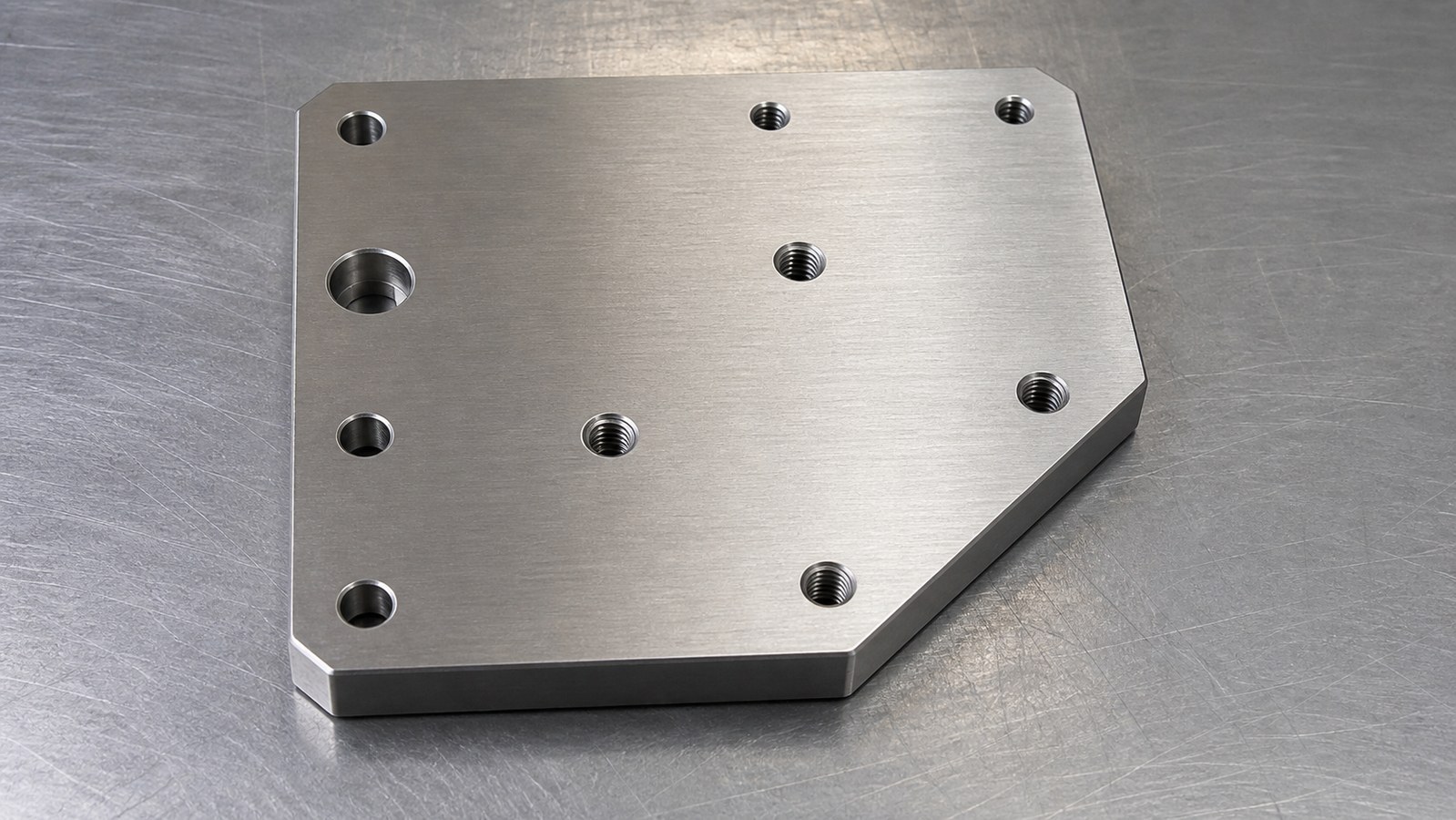 Drawing-Based Machining Plan for a Mounting Plate Used in Semiconductor Automated Inspection Equipment: Hole Relationships and Burr Control