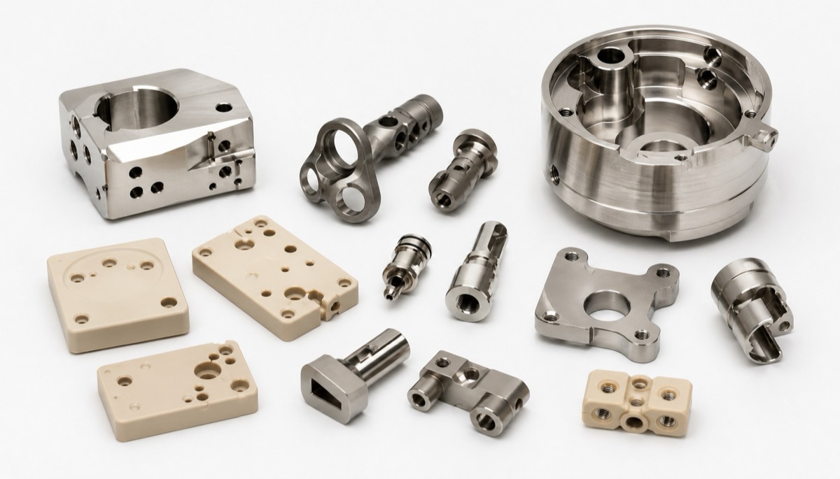 Custom precision components made from metal and engineering plastic for life science equipment