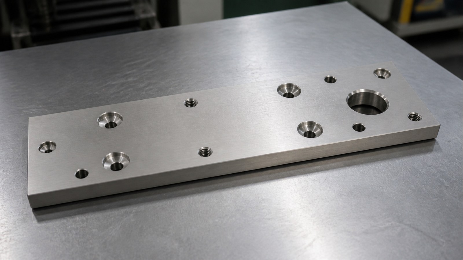 Machining Case for a Rectangular Mounting Block Used in Custom Automation Assembly Equipment: Hole Relationships and Burr Control