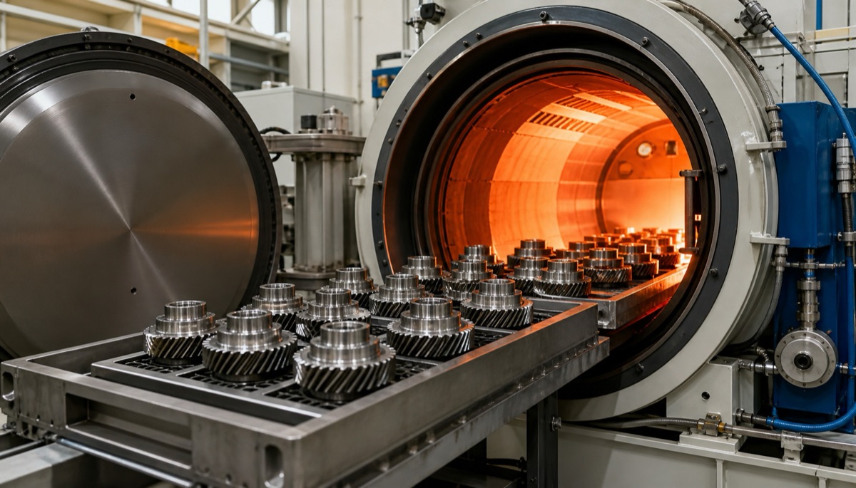 Vacuum furnace used for heat treatment of precision steel components