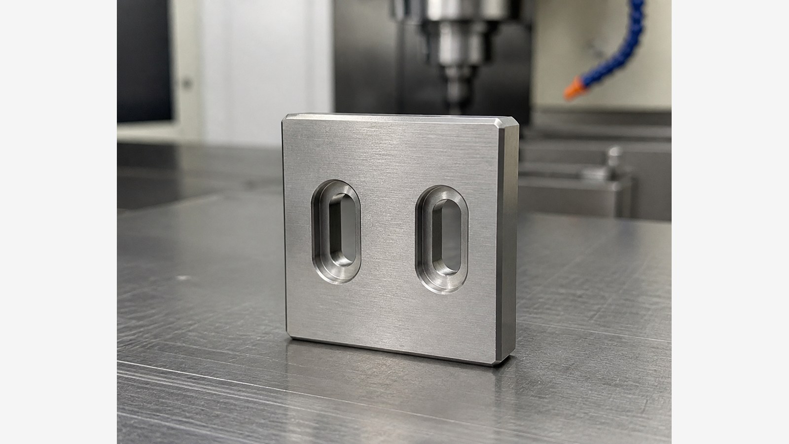 Machining Case of a Rectangular Transition Spacer Plate for Custom Automation Assembly Equipment: Critical Dimensions and Datum Transfer