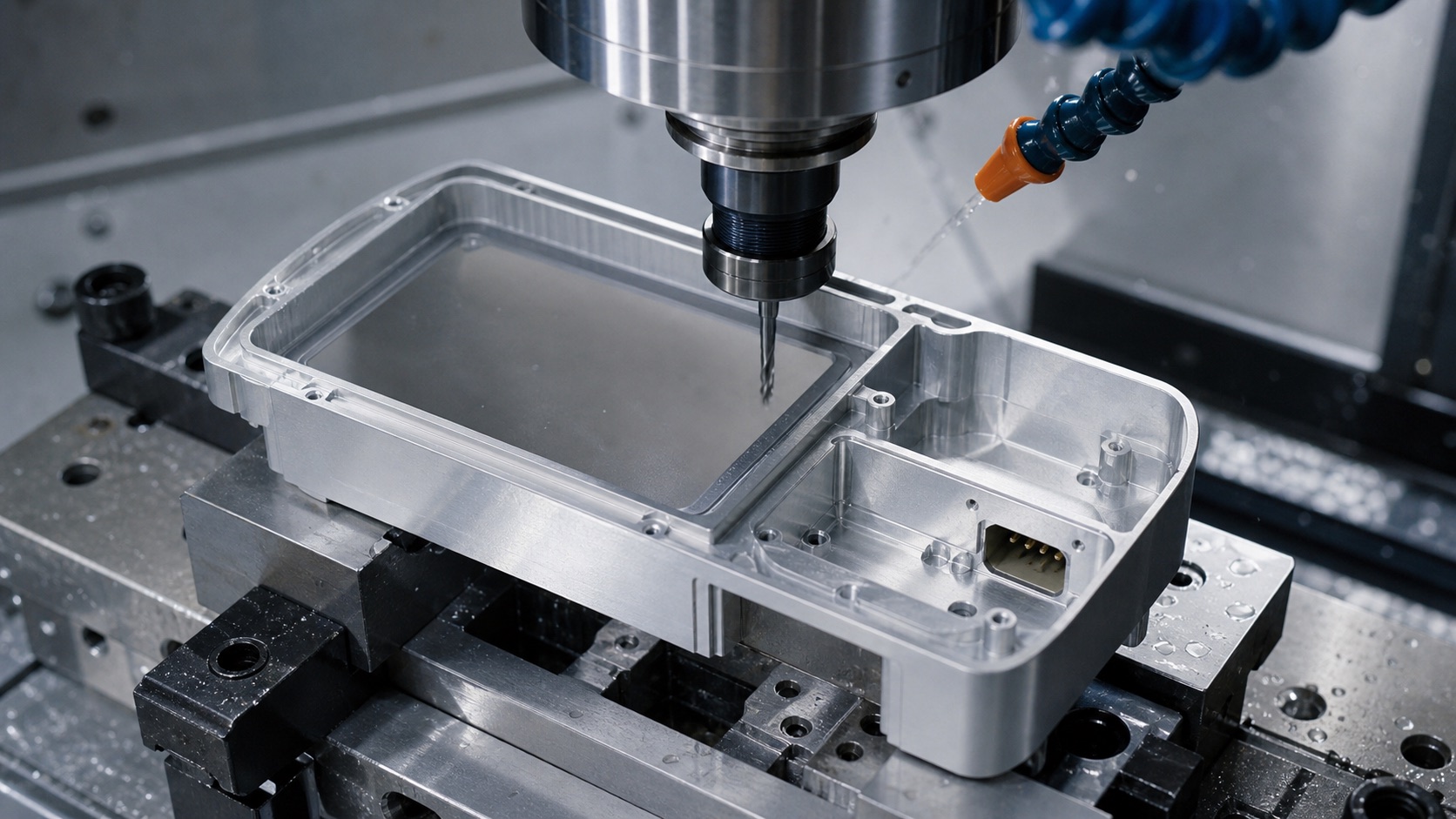 Machining a thin-wall patient monitor enclosure with gasket and connector features