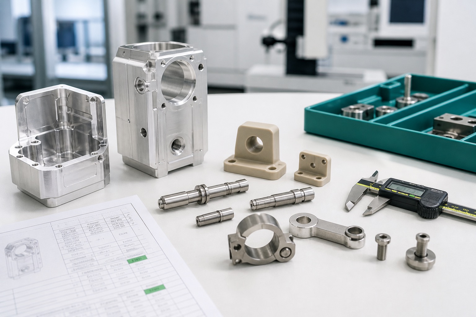 Medical device CNC machined parts overview