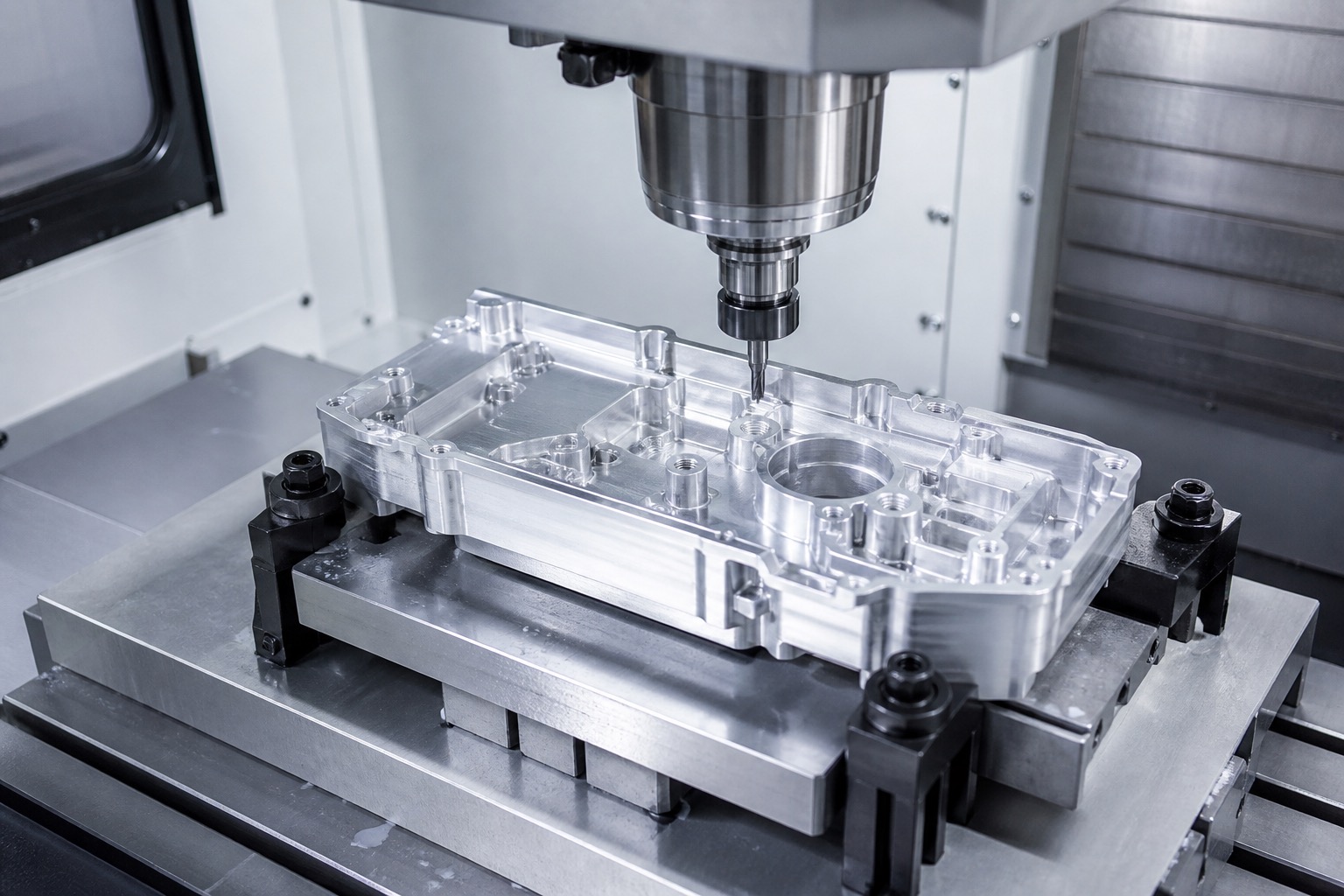 CNC milling aluminum housing for medical equipment