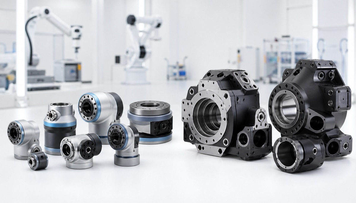 Robot actuator and joint components arranged for comparison and inspection