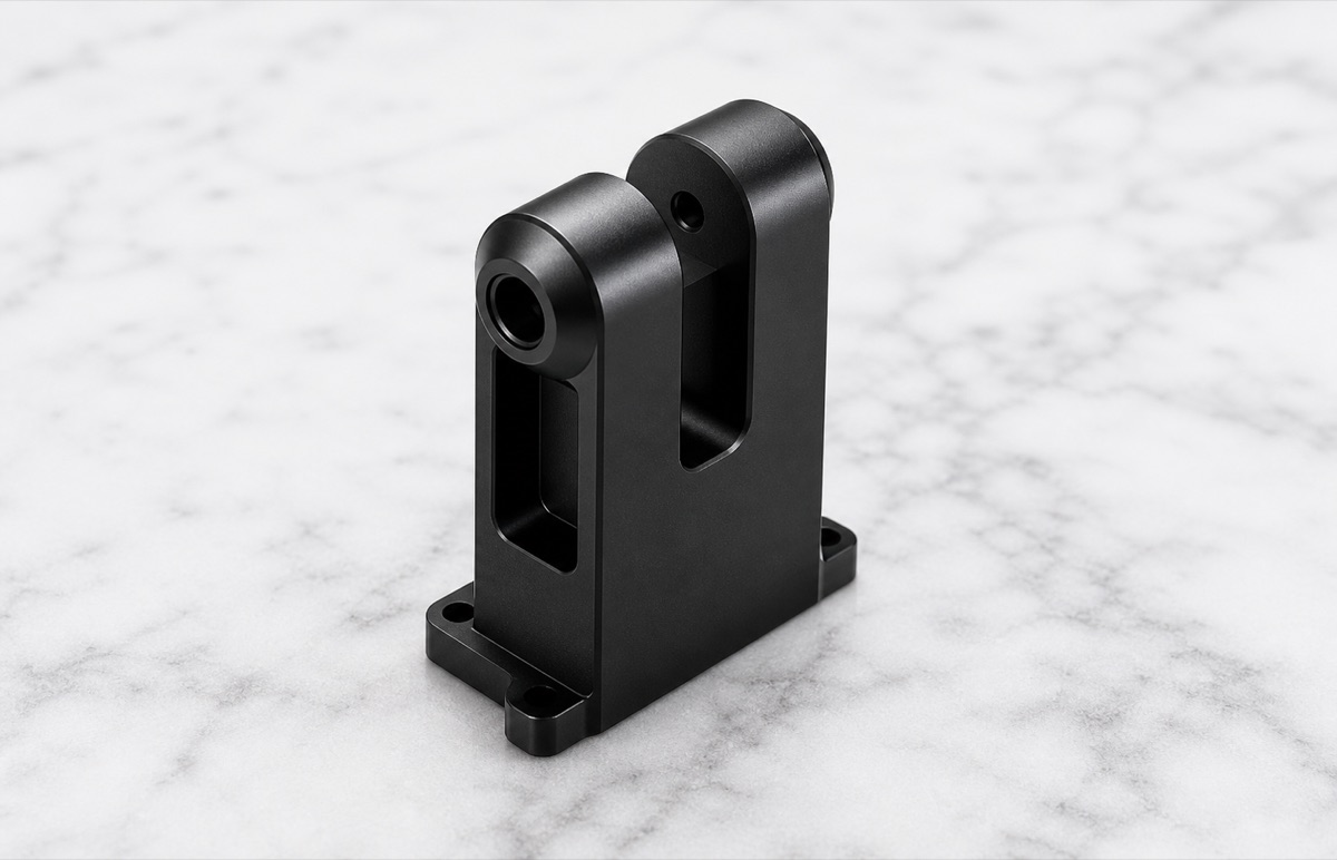 6061-T6 Compact Humanoid Robot Foot Support Seat Machining Case