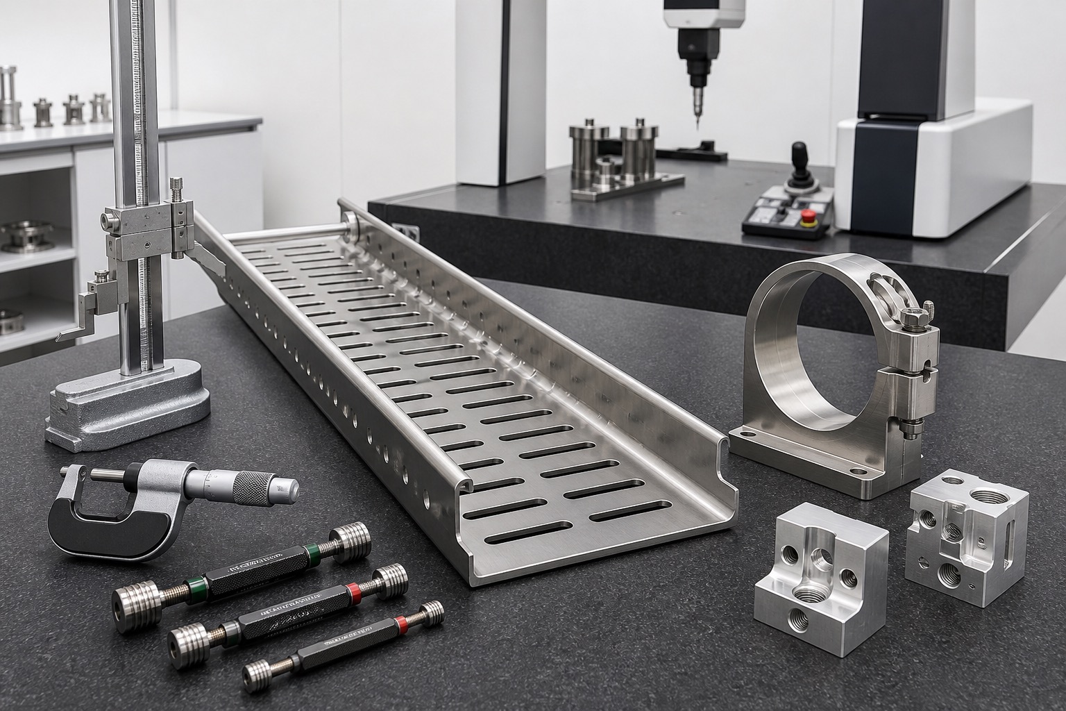 Inspection of CNC machined sterilization equipment components
