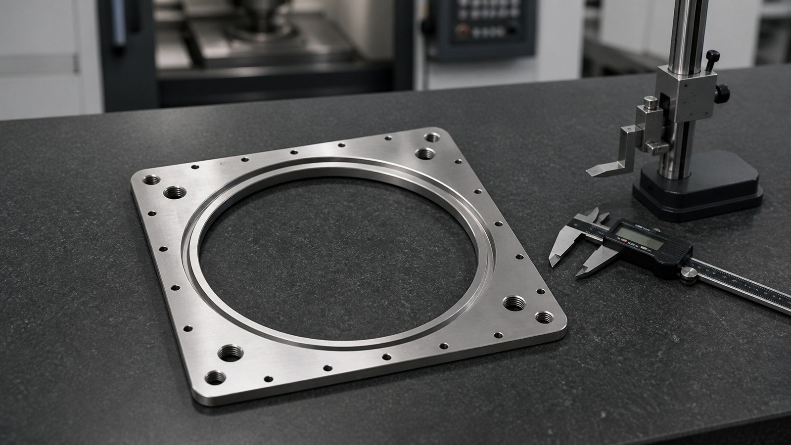 Machining Risks in a Rectangular Ring Adapter Plate for Custom Automation Assembly Equipment