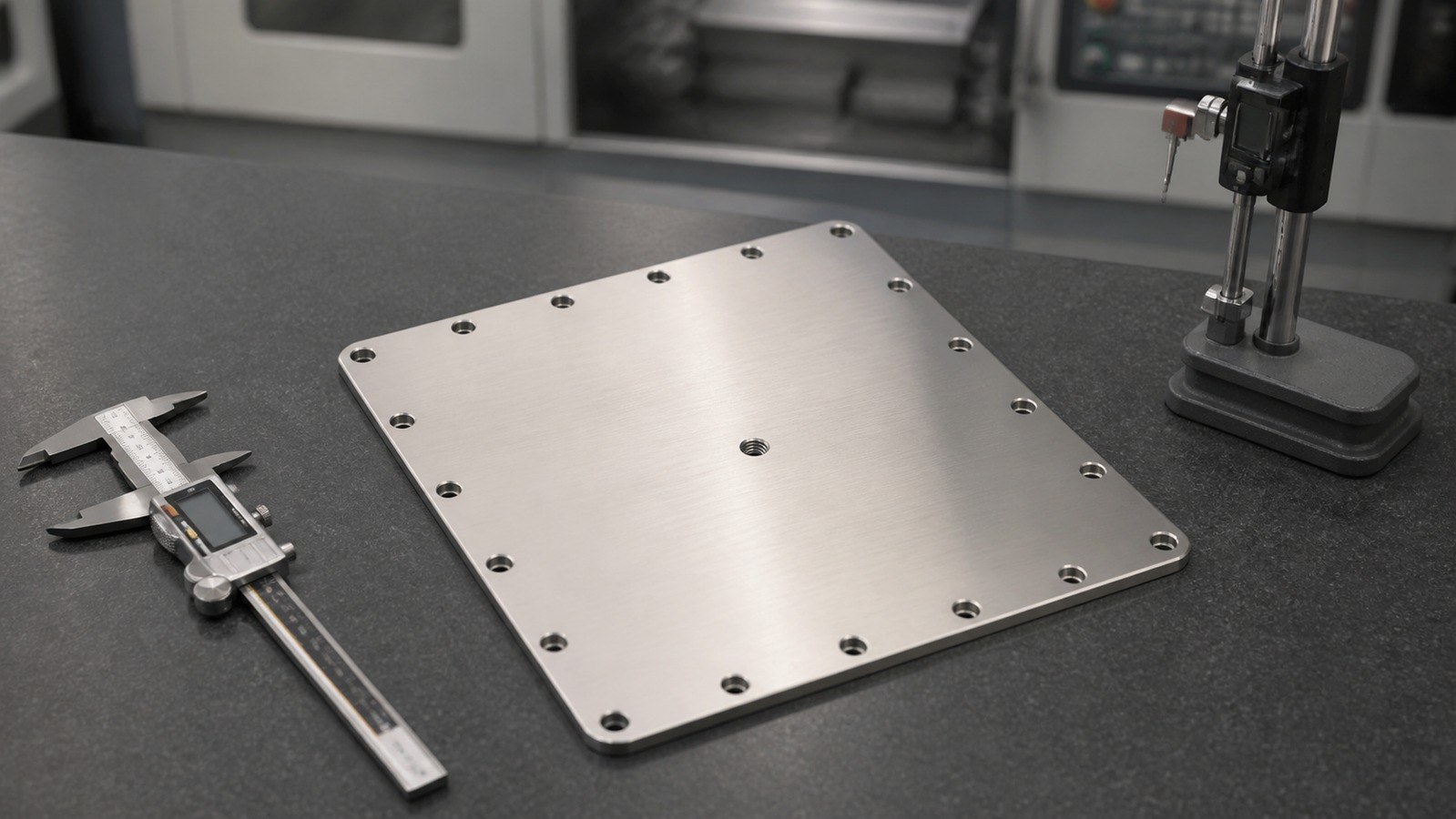 Prototype Machining of a Square Bottom Cover Plate for Custom Automation Assembly Equipment