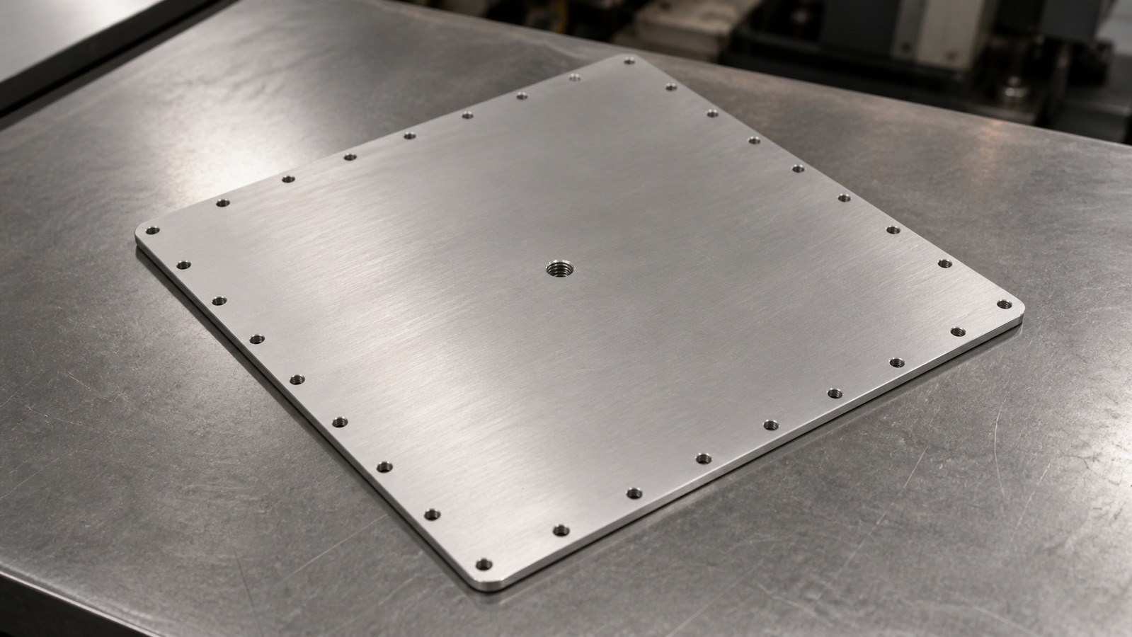 Prototype Machining of a Square Bottom Cover Plate for Custom Automation Assembly Equipment