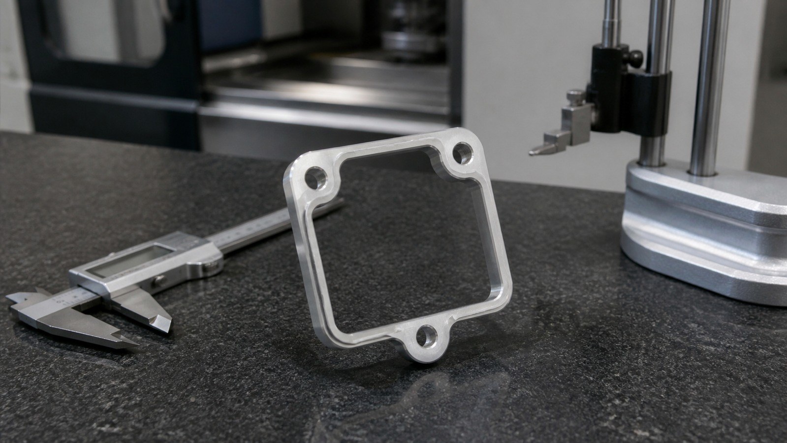 Low-Volume Machining Review of a Square Mounting Frame for Custom Automation Assembly Equipment: Hole-Slot Datums and Edge Treatment