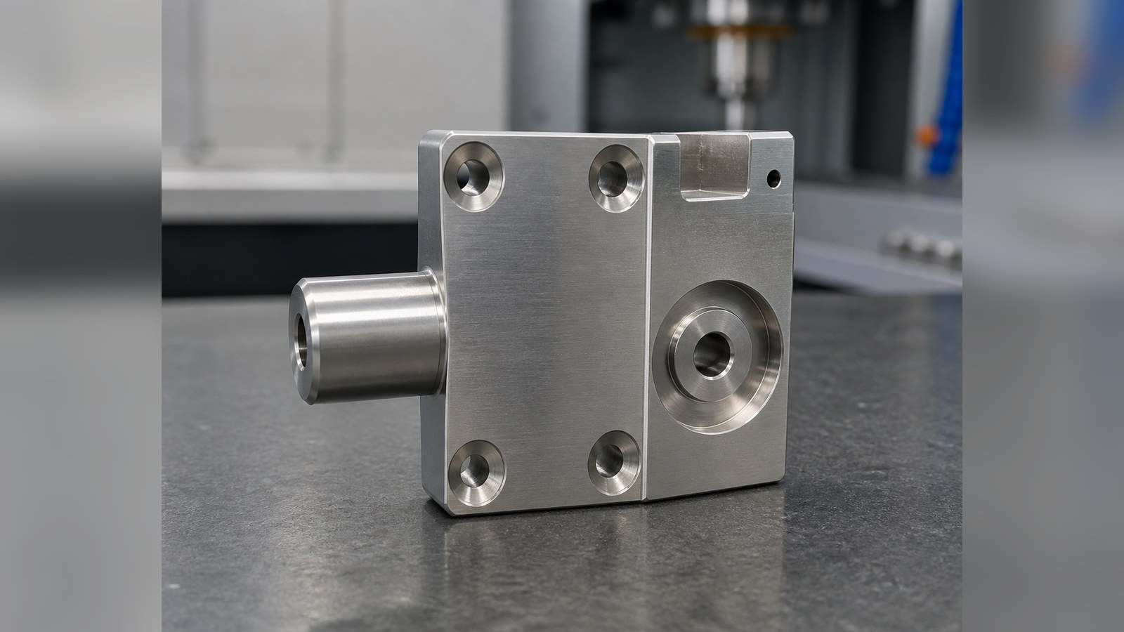 Trial Machining of a Rectangular Nozzle Seat for Custom Automation Equipment: Hole-to-Channel Relationships and Burr Control