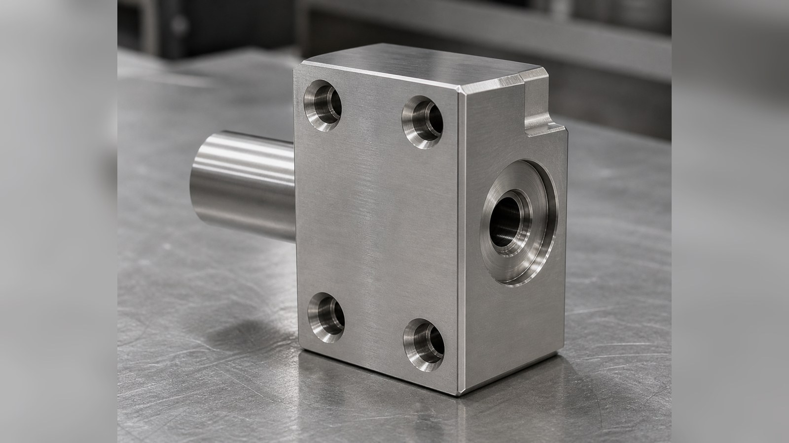 Trial Machining of a Rectangular Nozzle Seat for Custom Automation Equipment: Hole-to-Channel Relationships and Burr Control