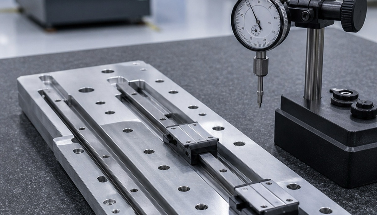 Datum inspection setup for precision machined parts