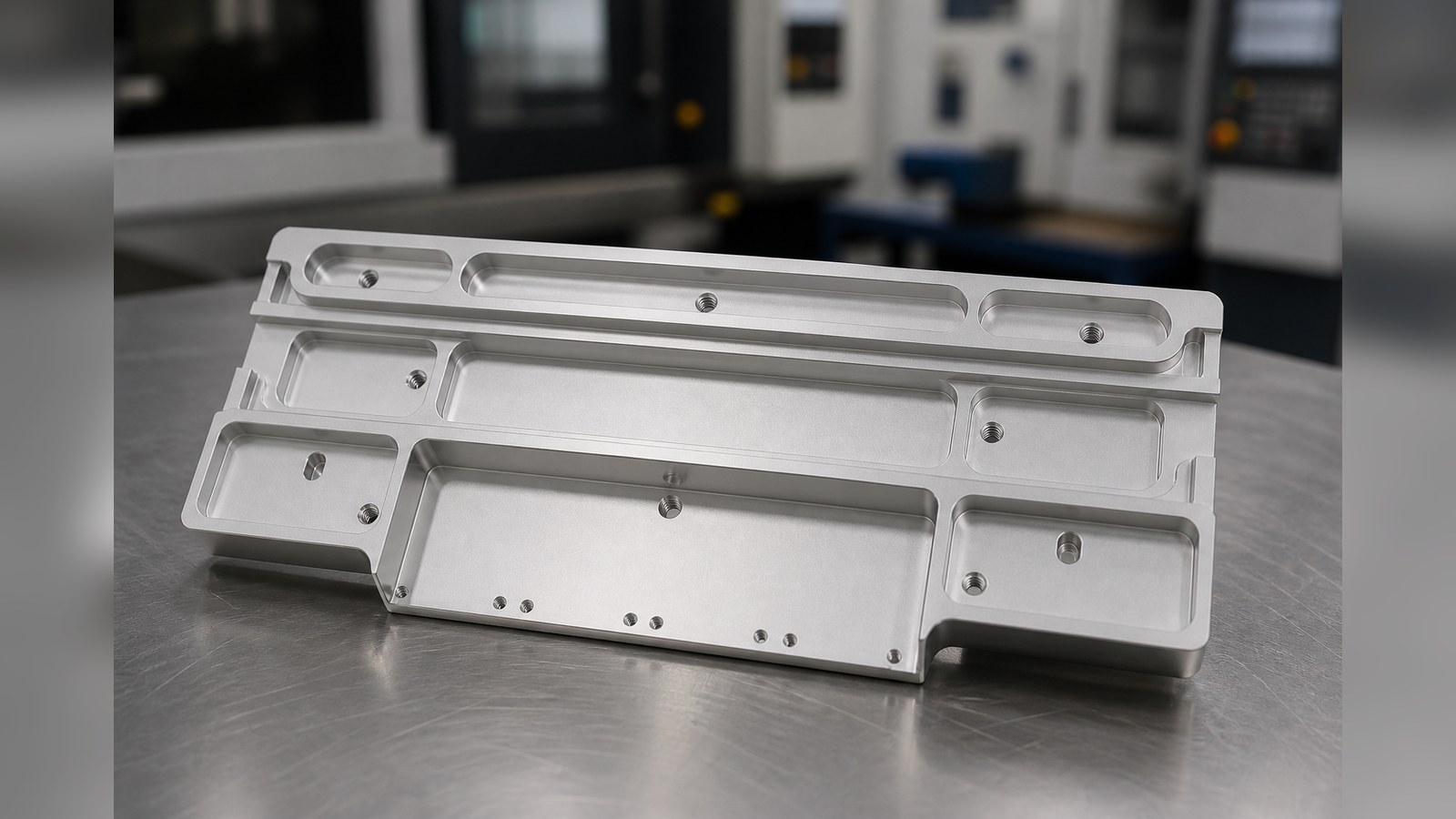 Trial Machining of an Aluminum Slide Structure for Communication Power Modules: Hole-Slot Relationships and Burr Control