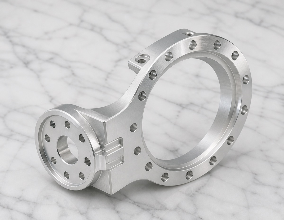 Robot Arm Side-Lug Fixed Flange Machining Case Study: AL6061-T6 Dual Hole-Pattern Control