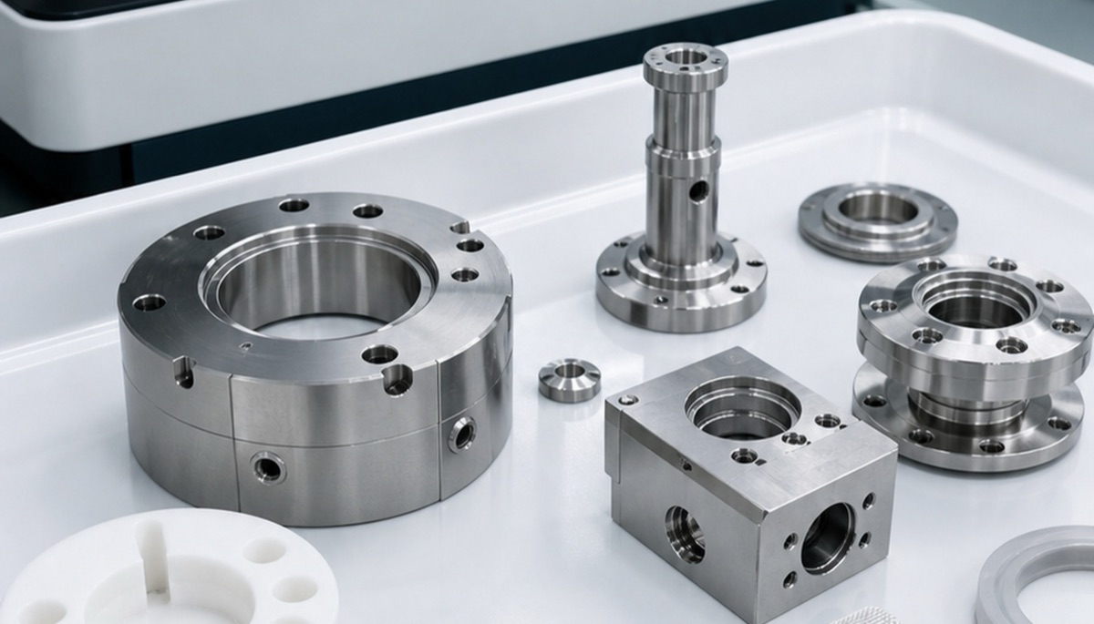 TC4 titanium precision machined parts for robotics medical and optical equipment