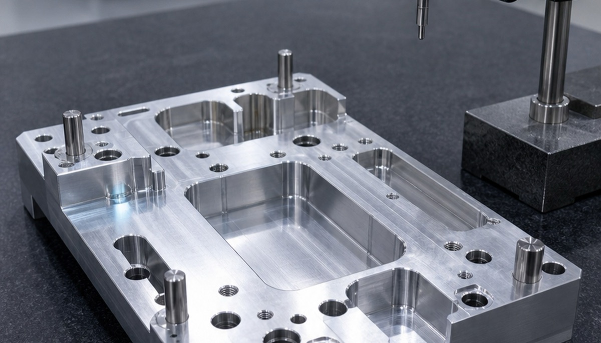 Inspection of hole arrays and datum pins on an optical platform structure