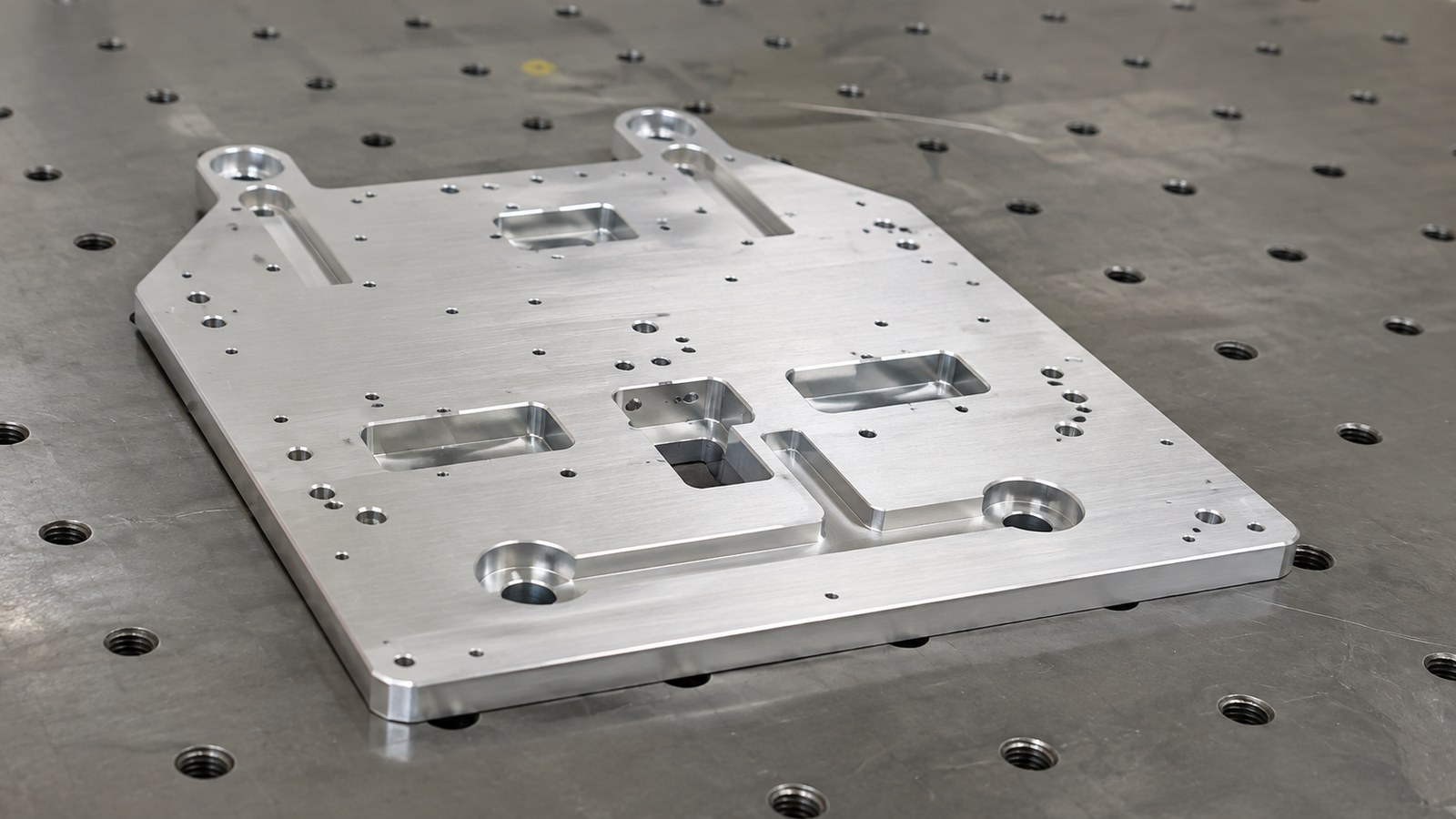 Machining Risks in an Aluminum Thin Mounting Plate for Automation Fixtures: Counterbores, Slots, and Assembly Verification