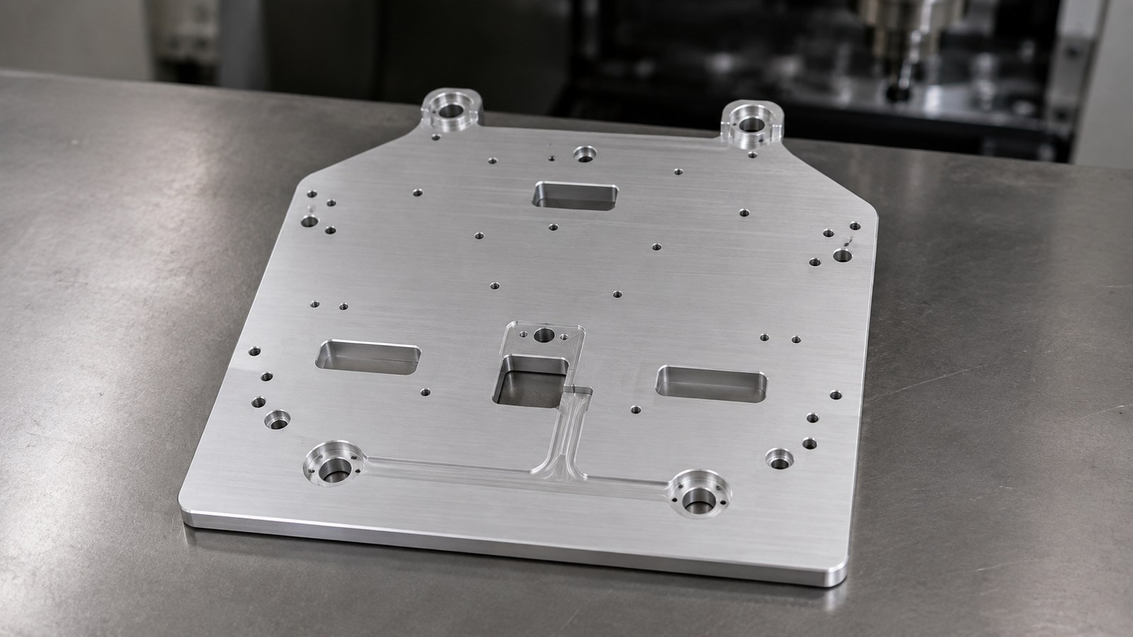 Machining Risks in an Aluminum Thin Mounting Plate for Automation Fixtures: Counterbores, Slots, and Assembly Verification